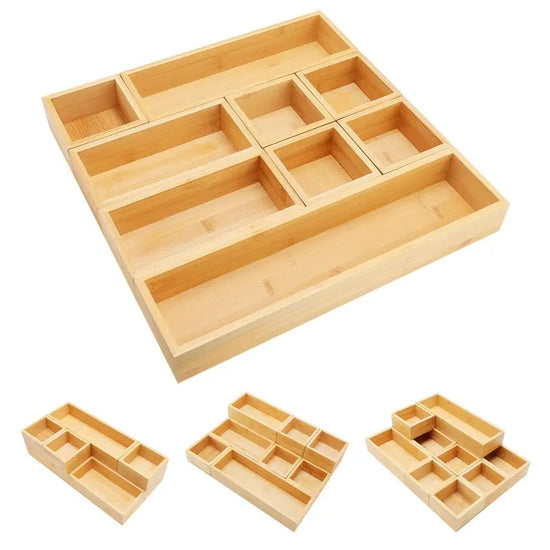Drawer Organizer Set, 9 PCS, Storage Trays