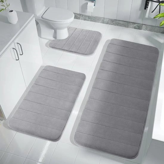 Super Absorbent Bathmat, Memory Foam, Non-slip Bathroom Rug