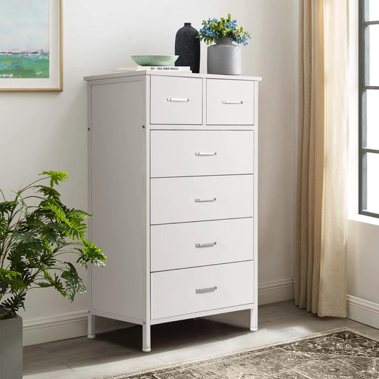 Chest of Drawers, Storage Organize with Steel Frame