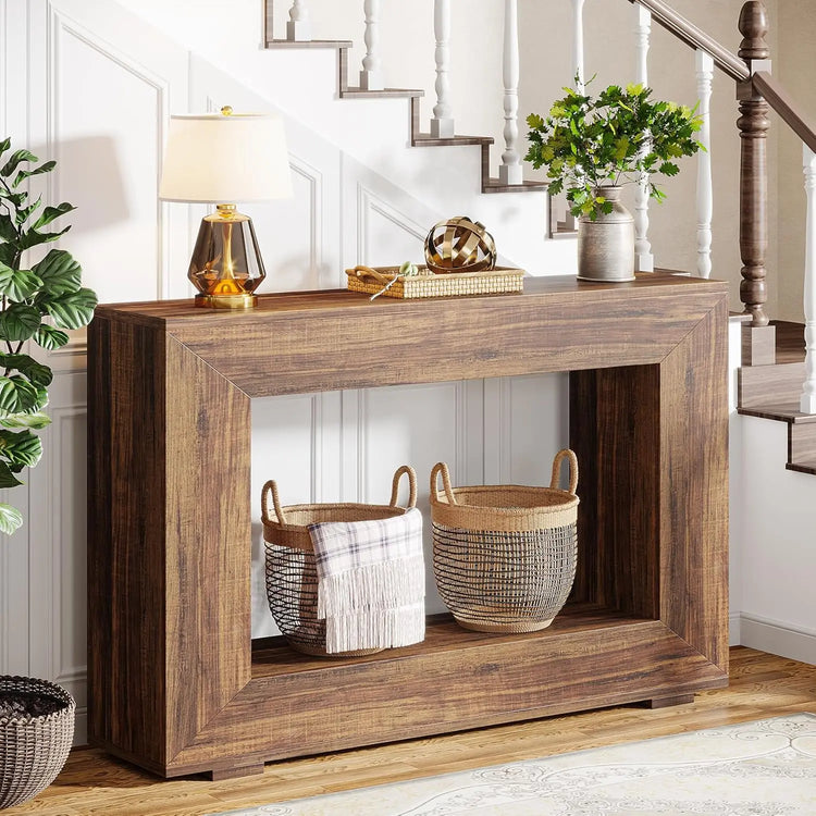 Welcome Console Table Console Table with Storage Space for Entrance, Hallway, Living Room ...