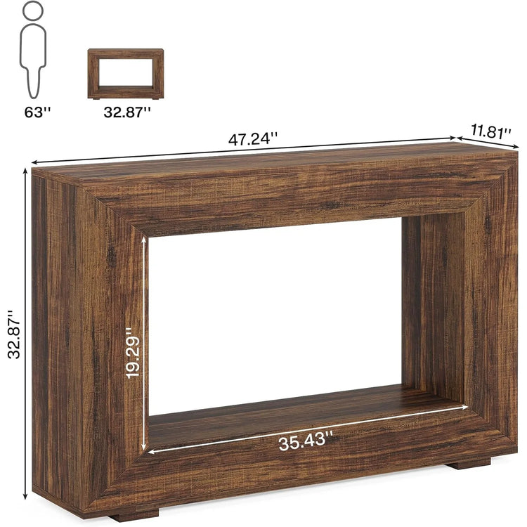 Welcome Console Table Console Table with Storage Space for Entrance, Hallway, Living Room ...