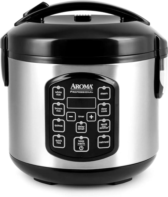 Digital Rice Cooker, Slow Cooker & Steamer, 2 Qt Capacity
